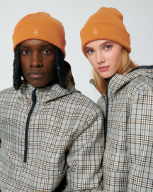 Shine On Rib Beanie (White/Fall)