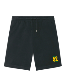 Agga Bars Relaxed Fit Shorts (Yellow Gold/Green/Black)