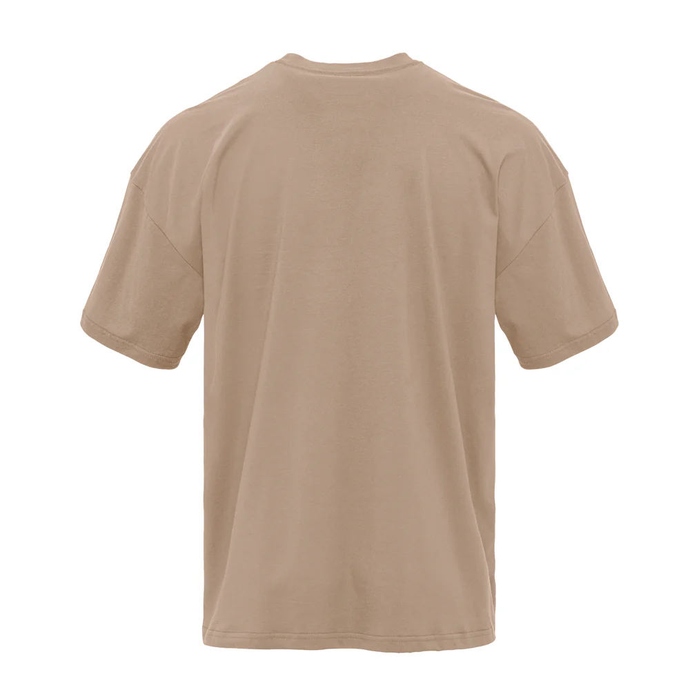 Shine On Heavyweight T-shirt (White/Tan)
