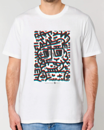 MrMonk OD Medium Fit T-shirt (White)