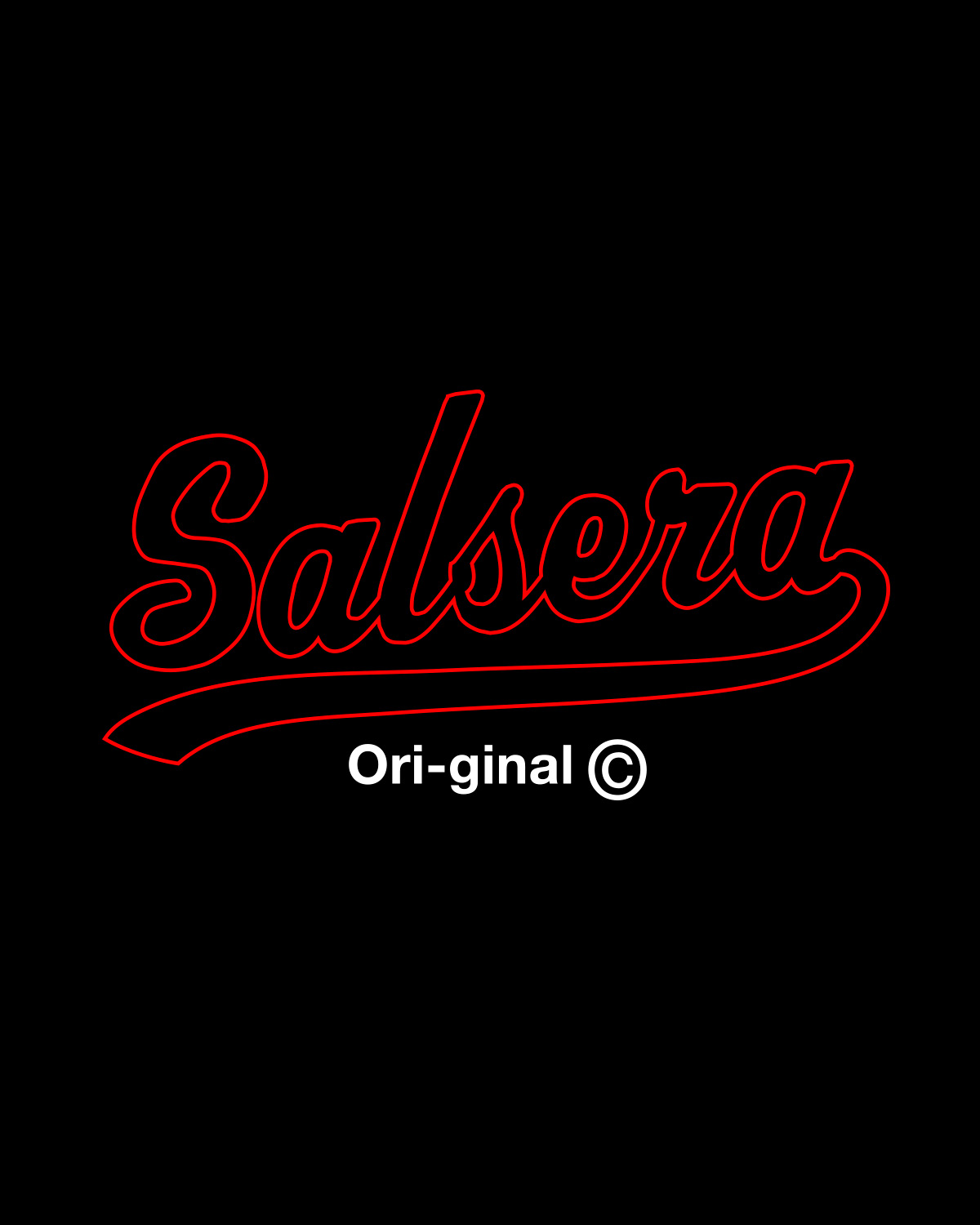 Salsera Medium Fit T-shirt (Red/White/Black)