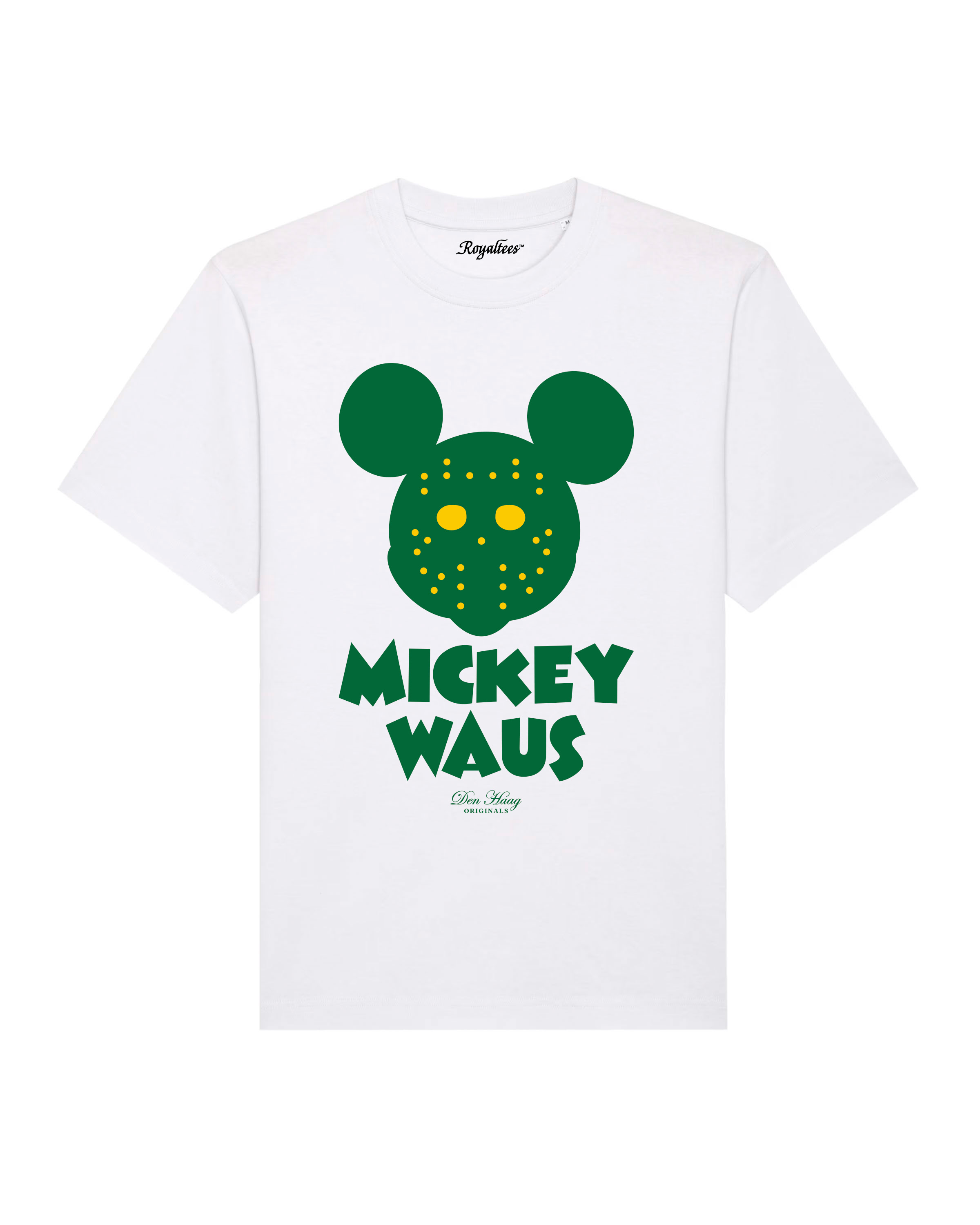 Mickey Waus Heavy Weight T-shirt (Yellow Gold/Green/White)