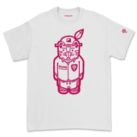 MrMonk Tiga T-shirt (Berry/White)