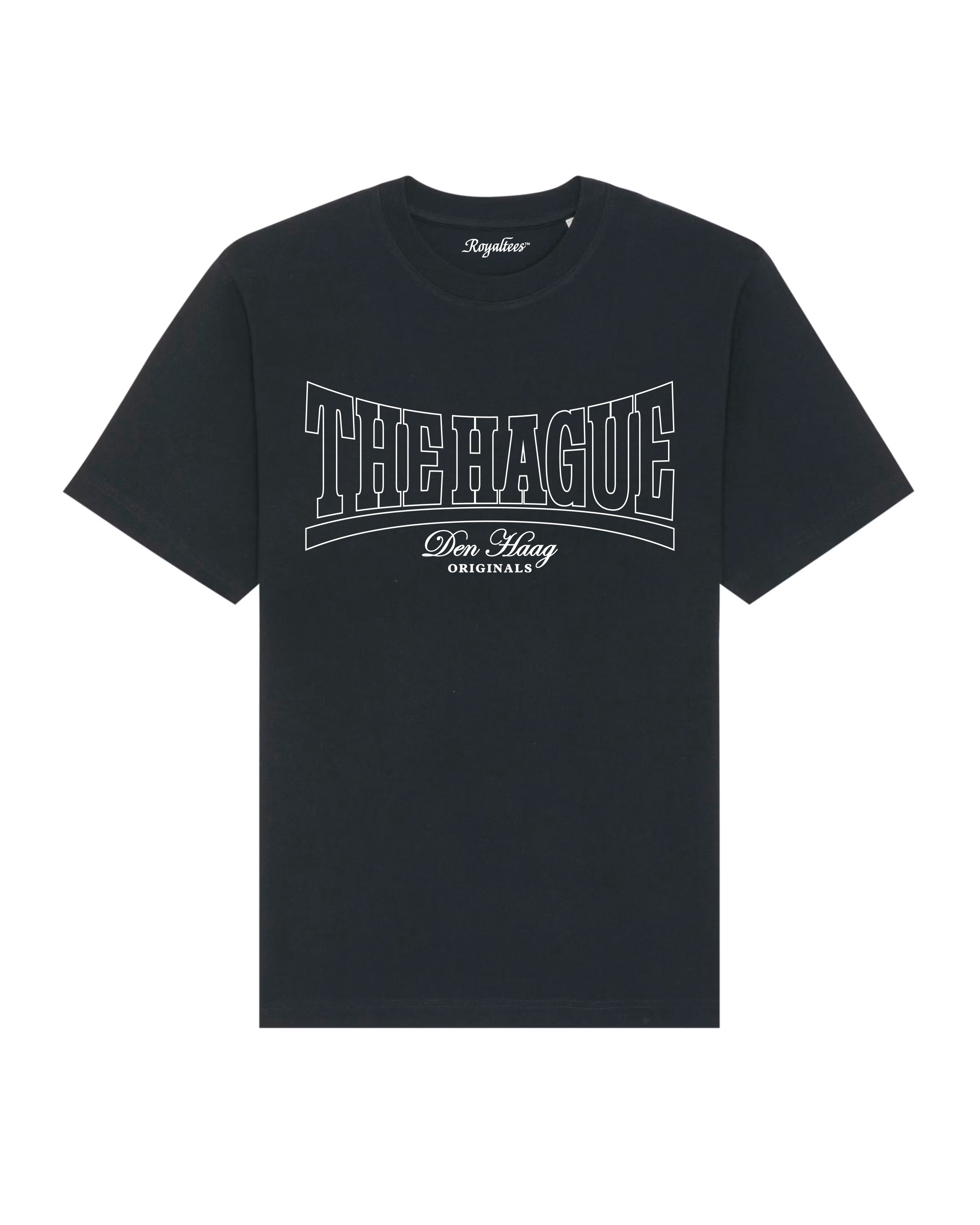 The Hague Kingsize Heavy Weight T-shirt (White/Black)