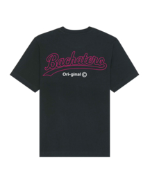 Bachatero Heavyweight T-shirt (Magenta/White/Black)