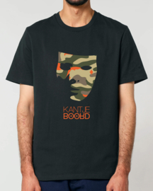Kantjeboord Lifestyle ‘Camouflage Mask’ Medium Fit T-Shirt - Black/Signal Red Elite