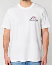 Kantjeboord Lifestyle ‘High Roller Club’ Medium Fit T-Shirt - White/Cyber Berry