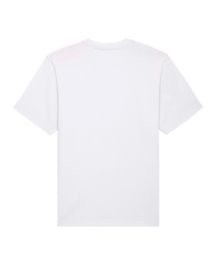 Rock and Rule Heavy Weight T-shirt (On Fire/White)