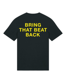 Kantjeboord Lifestyle 'Bring That Beat Back' Medium Fit T-shirt - Black/Yellow