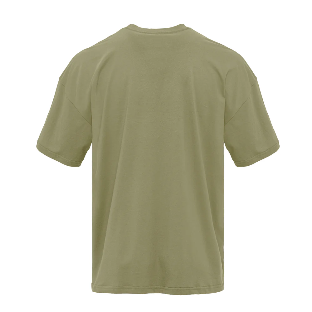 Shine On Heavyweight T-shirt (White/Olive)