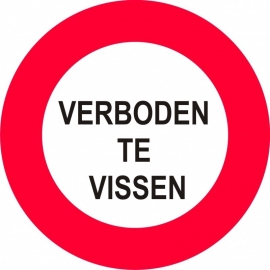 Verboden te vissen