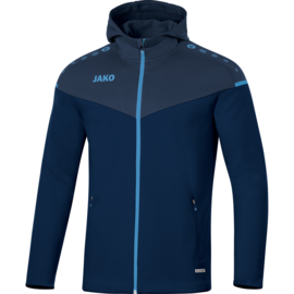 JAKO Jas met kap Champ 2.0 marine/donkerblauw/hemelsblauw (6820/95) - SALE