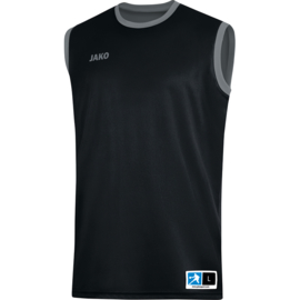 JAKO Reversible shirt Change 2.0 zwart/steengrijs (4151/08)