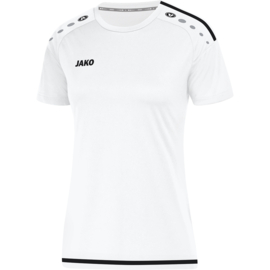 JAKO T-shirt Striker 2.0 dames wit/zwart (4219D/00) (SALE)