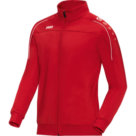 Jako Veste polyester Classico rouge 9350/01(avec logos wadokai)