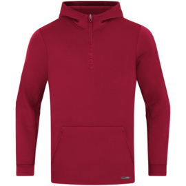 JAKO Sweater met kap Pro Casual chili rood (6745/141)