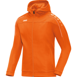 JAKO Jas met kap Classico fluo oranje (6850/19)