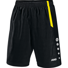 JAKO Short Turin zwart/citroen (4462/03) - SALE