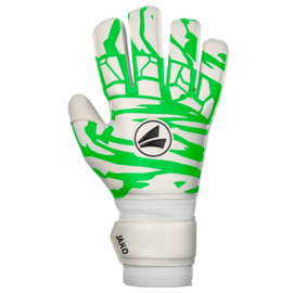 JAKO Keeperhandschoen Animal Basic RC wit/fluogroen (2596/023) - SALE