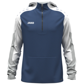 JAKO Sweater met kap Dynamic nachtblauw/wit/lichtgrijs (6770/921) (NIEUW)