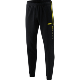 JAKO Pantalon polyester Competition 2.0 noir-jaune 9218/33 (NEW)