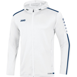 Jako Veste à capuchon Striker 2.0 blanc-marine 6819/90 (avec logos karaté tornatore)