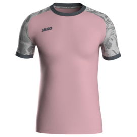 JAKO Shirt Iconic KM antiek roze/zachtgrijs/antra light (4224/171)