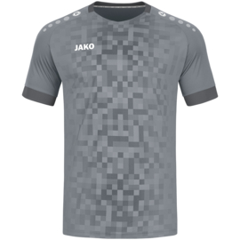 JAKO Shirt Pixel KM steengrijs (4241/840)