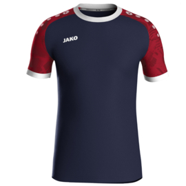 JAKO Shirt Iconic KM navy/chilirood (4224/938)