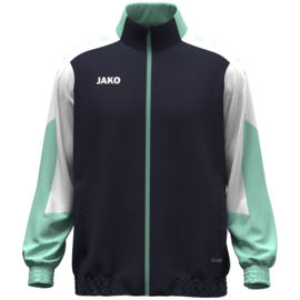 JAKO Geweven jas Dynamic marine/wit/munt (9870/915) (NIEUW)