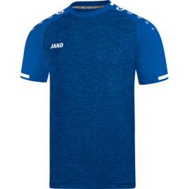 JAKO Shirt Prestige KM royal gemeleerd/wit (4209/04) - RONDE PRIJS