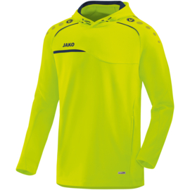 JAKO Sweater met kap Prestige lemon/marine (8858/09) - RONDE PRIJS