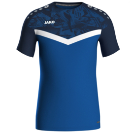 JAKO T-shirt Iconic royal/marine (6124/403) - LEVERBAAR VANAF APRIL 