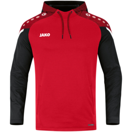 JAKO Sweater met kap Performance rood/zwart (6722/101)