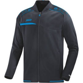 JAKO Clubjas Prestige antraciet/ JAKO blauw (6858/21) - RONDE PRIJS
