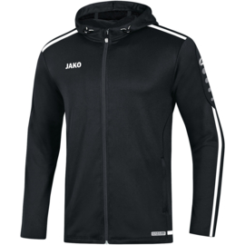 JAKO Jas Met Kap Striker 2.0 zwart/wit (6819/08) - RONDE PRIJS