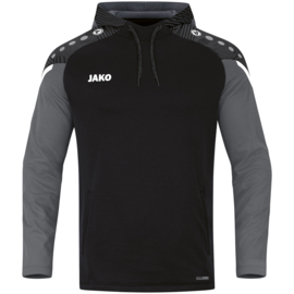 JAKO Sweater met kap Performance  6722/804 zwart/antra light