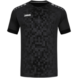 JAKO Shirt Pixel KM zwart (4241/800)