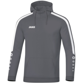 JAKO Sweater met kap Power steengrijs (6723/840)
