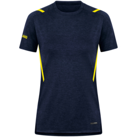 JAKO T-shirt Challenge marine mélange/jaune fluo (6121/512)