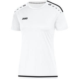JAKO T-shirt Striker 2.0 wit/zwart (4219D/00) - RONDE PRIJS