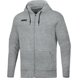 JAKO Veste à capuchon Base gris mélange 6865/41 (NEW)