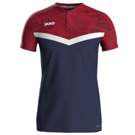 JAKO Polo Iconic marine/chilirood (6324/901) - LEVERBAAR VANAF APRIL 