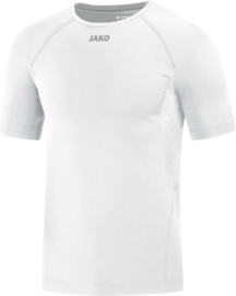 JAKO T-shirt Compression wit (6177/00) - RONDE PRIJS