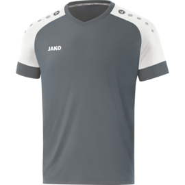 JAKO Shirt Champ 2.0 KM steengrijs/wit (4220/40) - SALE