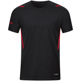 JAKO T-shirt Challenge zwart/rood (6121/502)