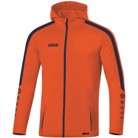 JAKO Veste à capuchon Power flamme/marine (6823/375)