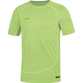 JAKO T-shirt Active Basics fluogroen gemeleerd (6149/25) (SALE)