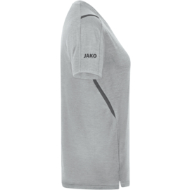 JAKO T-shirt Challenge gris clair mélange/anthra light (6121/521)