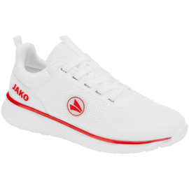 JAKO Sneaker Team Mesh wit/rood (5910/004)